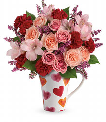 Teleflora's Lovely Hearts Bouquet from Victor Mathis Florist in Louisville, KY